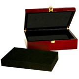 10 1/4" x 7 1/2" x 3 1/8" Rosewood Piano Finish Gift Box
