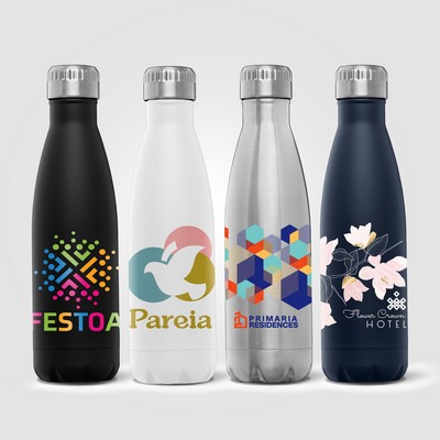 Ibiza Recycled - 22 oz. Single-Wall Stainless Water Bottle - Full-Color Inkjet