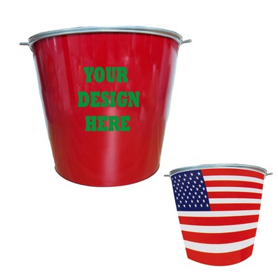 5 Quart Galvanized Metal Bucket