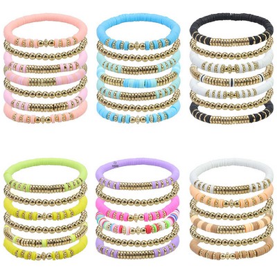 Colorful Soft Ceramic Bracelet Set