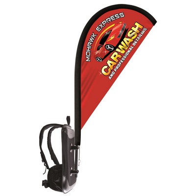 Backpack - Tear Drop Flag -Double Sided Kit