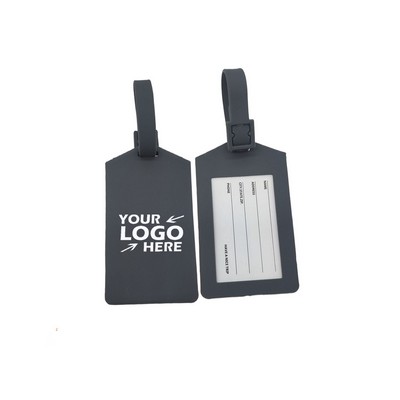 Silicone Tags with Name ID Cards and Adjustable Loops