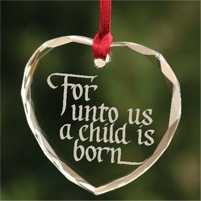 Glass Blank Christmas Crystal Ornaments