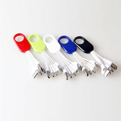 Charging Data Line with Carabiner