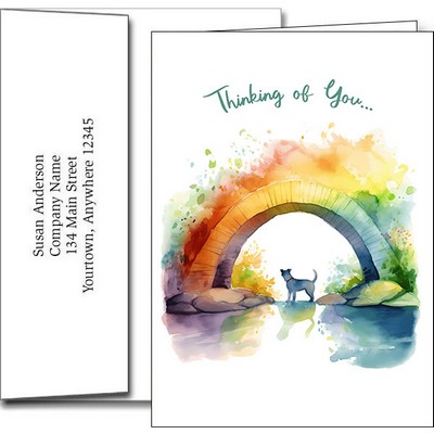 Sympathy Greeting Cards w/Imprinted Envelopes