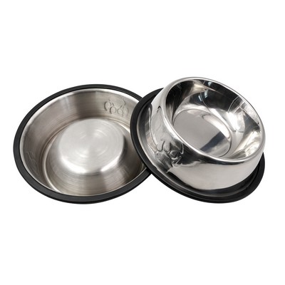 Metal Pet Treat Bowl Dog Food Tray