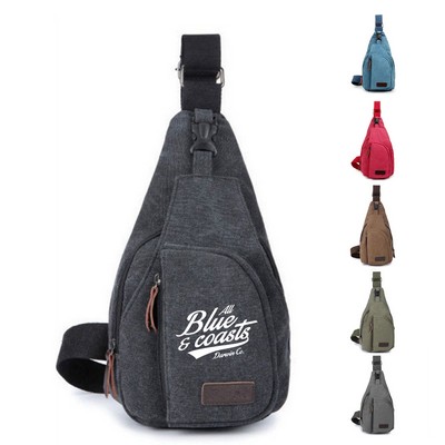 Crossbody Canvas Sling Fanny Pack