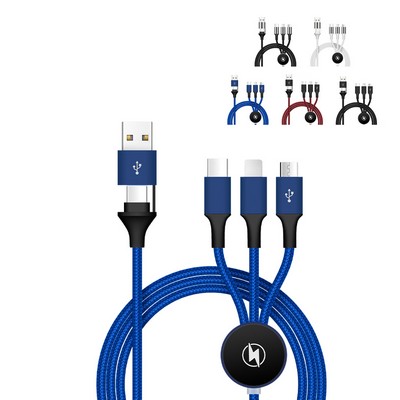 5-in-1 Light Up Charging Cable