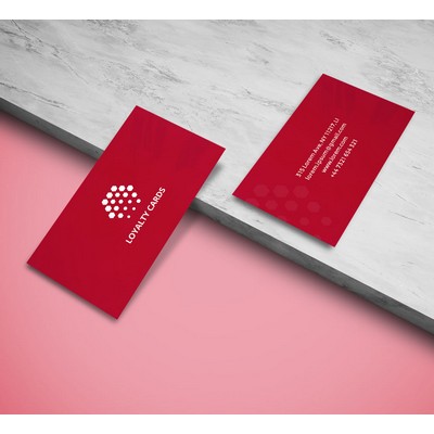 Loyalty Cards - 3.5" x 1.75" (Printed Front and Back)