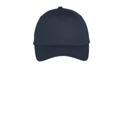 Port & Company Six-Panel Unstructured Twill Cap.