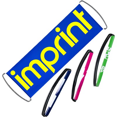 Full Color Rolling Banner Hand Flag
