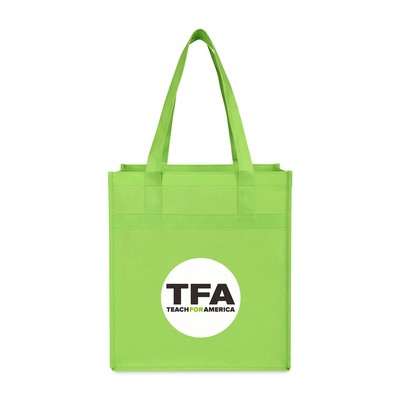 Arlo rPET Deluxe Shopper - Lime Green