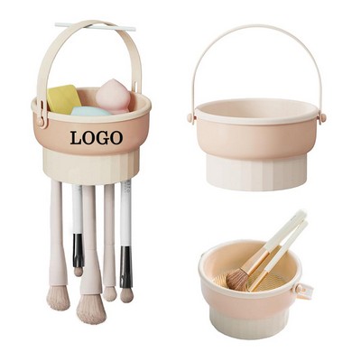 Makeup Brush Cleaner Mat 3 in 1 Silicone Drying Holder