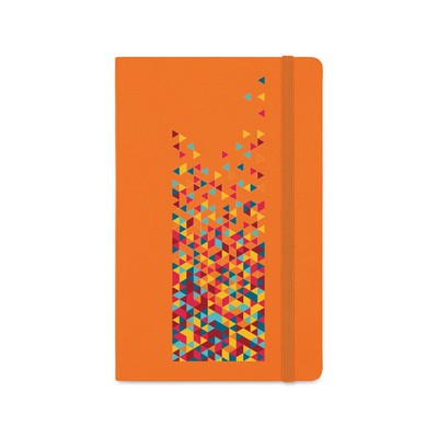 Moleskine® Hard Cover Ruled Large Notebook - True Orange