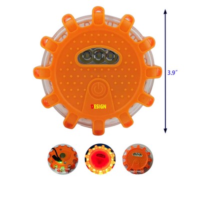 USB Rechargeable LED Road Flares Emergency Lights