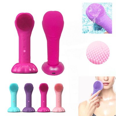 3" 1 Advanced Face Cleansing Brush With Charging Stand