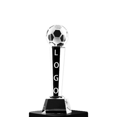 Crystal Trophies For Football Matches
