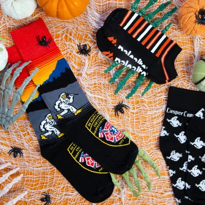 Athletic Halloween Socks - Spooky Sportswear for October Training - American Made