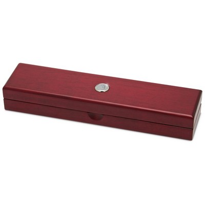 Black Checkered Bracelet and Cufflink Set W/ Silver Medallion