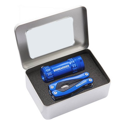 Gift Set With Fl39 Blue Cob Light And Tm307 Multi-Tool