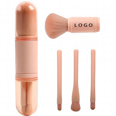 4 in 1 Makeup Brush Set