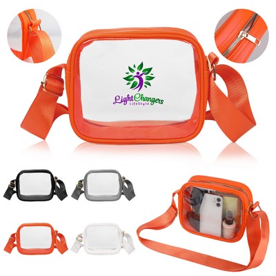 ClearView PVC Stadium Crossbody