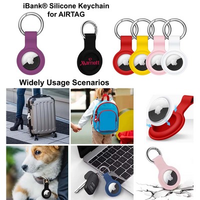 Promotek iBank® Silicone Keychain compatible with AIRTAG