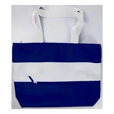 Mannitok Jumbo Cabana Beach Tote, Navy