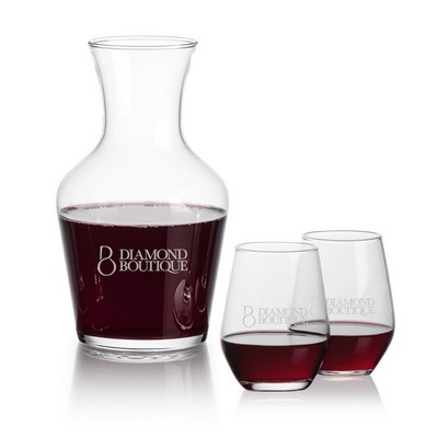 Summit Carafe & Mandelay Stemless Wine