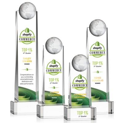 Sherbourne Globe VividPrint™ Award - Clear