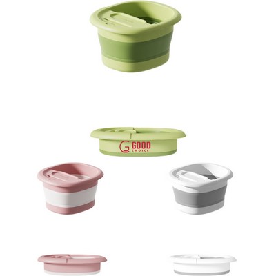 Foldable Plastic Wash Basin&Lid