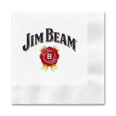3 Ply White Dinner Napkin - 1/4 Fold, Digital, FSC Certified