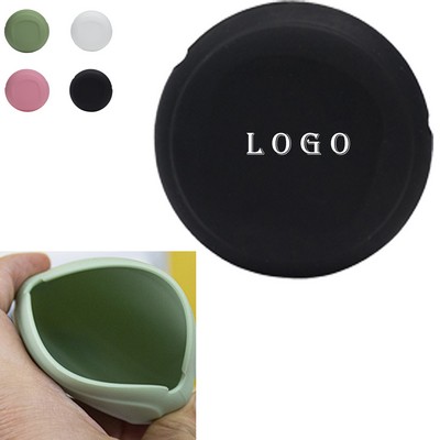 Silicone Round Earphone Storage Bag