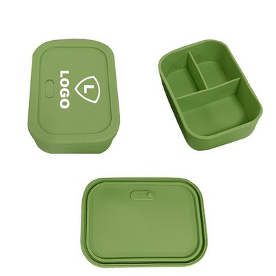 Silicone Rectangle Food Container With Air Valve