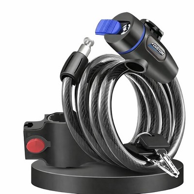 35.43-Inch Bicycle Anti-Theft Lock with Mount