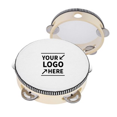 6" Hand Held Tambourine Drum