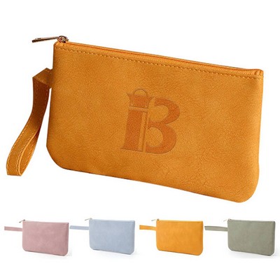 PU leather makeup bag