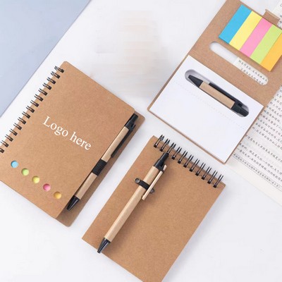Sticky Note Advertising Spiral Notebook