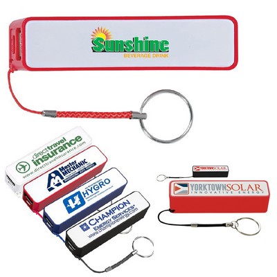 Portable UL Listed Keychain Power Bank 2200mah