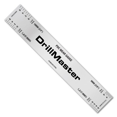 6" Stainless Steel PDC Wear Gauge