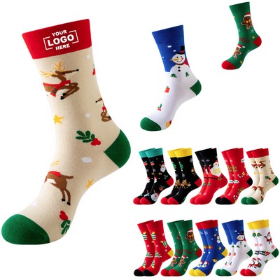 Personalized Knit Jacquard Socks.