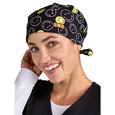 koi - Smiley World - Unisex Printed Breathable Stretch Scrub Cap
