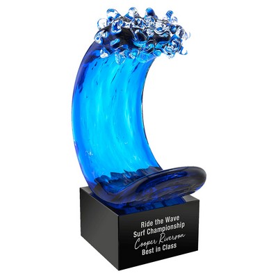 Crystal Blue wave 8.5"