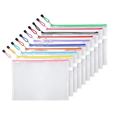 Mesh Zipper Case For Stationery