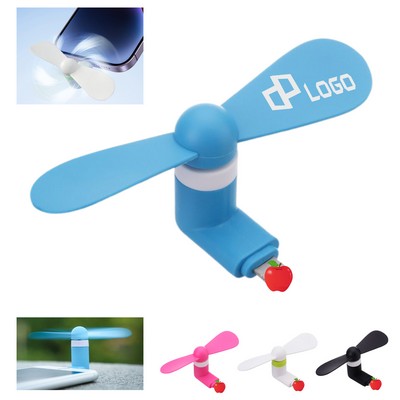 2-In-1 Mini Usb Smartphone Fan