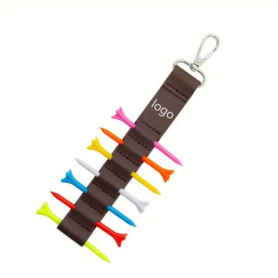 Waist-Mounted Golf Tee Storage Pouch