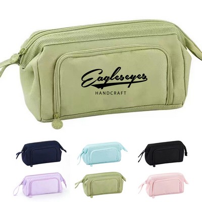 Canvas Stationery Organizer Bag