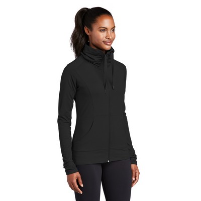 Sport-Tek Women's Sport-Wick Stretch Full-Zip Jacket.
