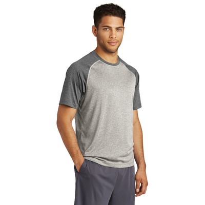 Sport-Tek Heather-On-Heather Contender Tee.