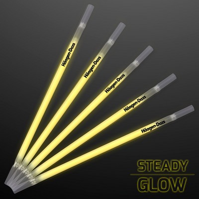 Yellow Glowing Straws for Party Drinks - Domestic Print